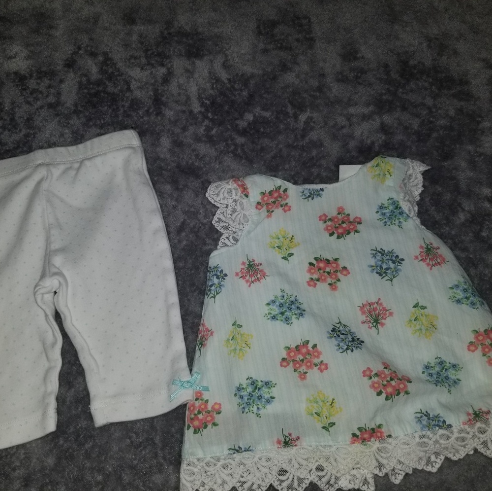 Baby Girl Dress and Leggings